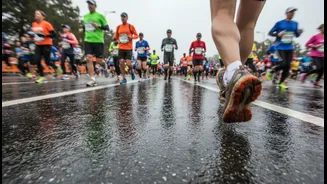 Monsoon Marathons Reward Runners Who Leave More Space In Crowded Sections