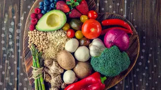 Gut-Brain Axis Wellness Overview: Fiber And Probiotic Foods Elevate Focus Mood