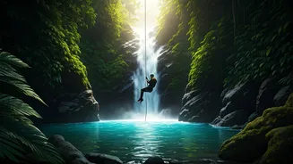 Waterfall Rappelling Is Back With A Splash