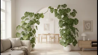 Use Plants To Frame A Room, Not Block Its Movement