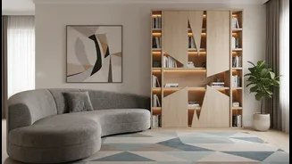 A Rounded Bed Or Sofa Can Complicate Fitted Storage Nearby