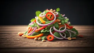 A Refreshing Salad That Balances Heat And Crunch