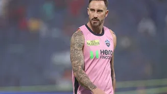 Faf du Plessis smashes unbeaten 83 in the opening match of the European T20 Premier League