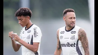 A decisão de Robinho Jr após tapa de Neymar e vaias