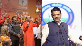 'BJP-Mukt Ram': Uddhav Thackeray Targets Saffron Party Over Ram Temple Donation Row; Fadnavis Hits Back
