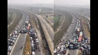 Lucknow’s Drone View Chaos: Cars, Bikes, Buses Cause ‘Epic Jam Despite Wide Road’— Civic Sense Or Design Fail?