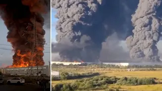 Ukraine Strikes Russia's 'Amazon' Again, Killing One and Injuring 14 | WATCH VIDEO