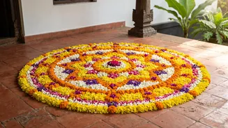Traditional Kerala Motifs Inspire These Easy Pookalam Patterns