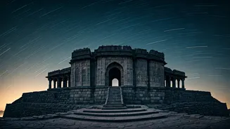 Ancient Fort Architecture Looks Magical In Midnight Long-Exposure Photo Walks