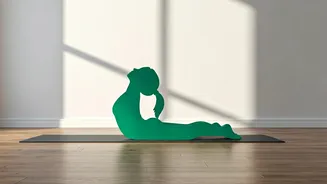Relieve Exam Preparation Stress Practicing Simple Soothing Cobra Pose Yoga