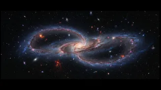 Space Readers, Students and Visual-Science Fans Can Plan Better around Galaxy Collision