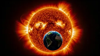 Unveiling Solar Fury: From Giant Sunspots to Intense Radiation Storms