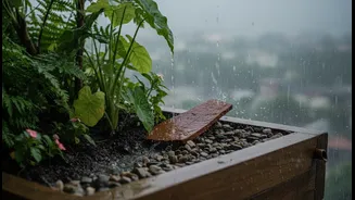 How to protect your monsoon balcony patch from severe waterlogging using simple drainage