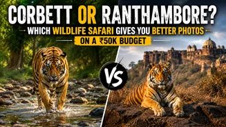 Corbett Or Ranthambore? Which Wildlife Safari Gives You Better Photos On A ₹50K Budget