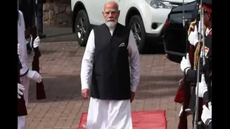 PM Modi Receives Grand Guard Of Honour In Seychelles In Presence Of President Patrick Herminie | Watch