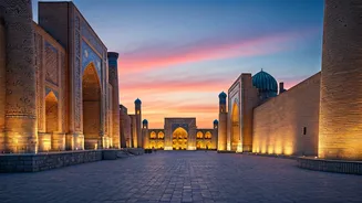 Explore Architectural Wonders Of Uzbekistan Booking Cheap Direct Summer Flights