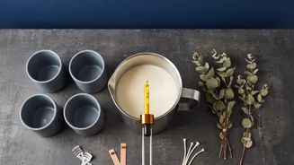 How to scent candles without oil leaks