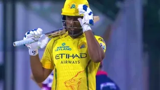 IPL 2026 : CSK starts Horribly vs RR; Lose 4 wickets in powerplay- Fans Get Angry