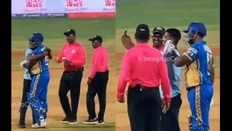 [WATCH] Suryakumar Yadav poses for selfie with pitch-invading fan during T20 Mumbai League match