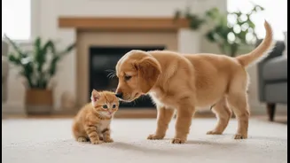 How To Interpret Canine Body Language Indicators During Early Stage Kitten Face-To-Face Meets