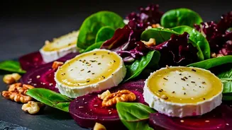 Raw Radish Keeps Its Crunch While Roasted Beetroot Concentrates Sweetness