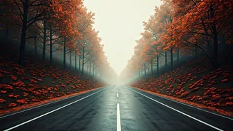 Cloudy Roads Are Built For Slow Travel