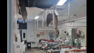 Chuva em Ribeirão Preto deixa 1 morto, interdita hospital e fecha vias.Vejavídeo