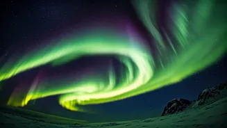Solar Storm's Spectacle: A Celestial Display