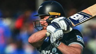 New Zealand's Glenn Phillips slams his second ODI ton: Stats