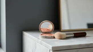 How to Place Blush Across Cheeks and Nose Naturally