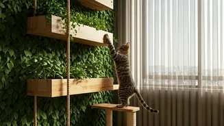 Terraces Transformed Into Natural Playgrounds For Active City Cats Now