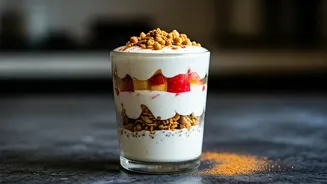Quick Apple Cinnamon Yogurt Parfait: Your 5-Minute Morning Energy Boost!