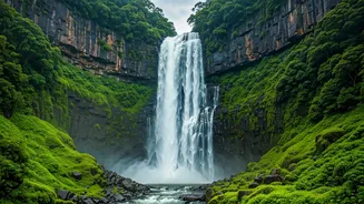 Photograph Breathtaking Seasonal Waterfalls In Western Ghats Major Excursions