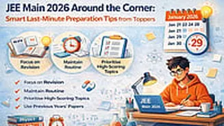 JEE Main 2026 Around the Corner: Topper Shares Smart Last-Minute Preparation Tips