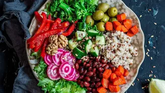 How Daily Fresh Cucumber Beetroot And Roasted Chana Salad Bowls Improve Gut Health
