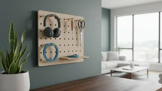 How Renters Use Flexible Modular Pegboards To Organize Crafts Tools And Electronics In Small Apartments