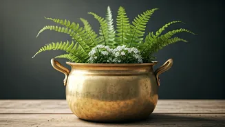 Turn Old Brass Cookware Into High-End Statement Flower Pots
