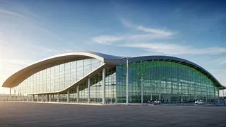 Noida Airport's Grand Unveiling: A Glimpse into Cutting-Edge Infrastructure and Green Design