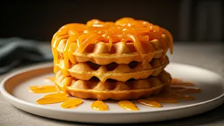 Jalebi Waffles Bring Two Worlds Together Deliciously