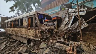 Heavy rains trigger Mizoram flooding and landslides displacing 82 families