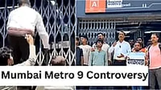 Mumbai Metro 9: Residents Protest Over Pandurangwadi Metro Station Name Ahead Of Phase 1 Inauguration On April 6 - VIDEO