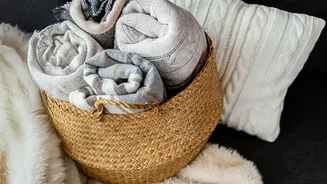 Interior Ideas: Transforming Empty Corners Into Cozy Nooks With Large Woven Baskets