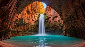 Secret Waterfall Near Grand Canyon: See It Before It's Gone!