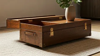 Upcycling Vintage Storage Furniture Into Coffee Tables Is Latest Craze