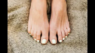 Pedicure at home for Loo-burnt feet: foot soak ratio that actually softens