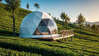 Secluded Munnar Glamping Domes Offer Breathtaking Private Views To Couples