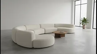 A Sculptural Sofa May Need More Floor Than Its Seat Count Suggests