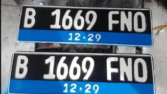 5 Jenis Pelat Nomor Kendaraan Listrik, Apa Bedanya Lis Biru pada Pelat Putih dan Hijau?