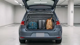 Pack Four Days Of Essential Weekend Gear In A Compact Hatchback Trunk Effortlessly