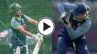WATCH: Alyssa Healy completes fitness test ahead of Women’s CWC 2025 semi-final vs India; trains hard in nets